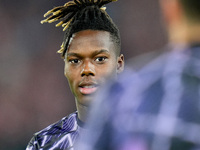 Nico Williams of Athletic Club looks on during the UEFA Europa League 2024/25 League Phase MD1 match between AS Roma and Athletic Club at St...