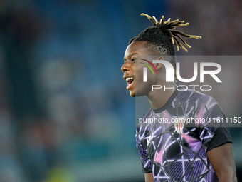 Nico Williams of Athletic Club looks on during the UEFA Europa League 2024/25 League Phase MD1 match between AS Roma and Athletic Club at St...