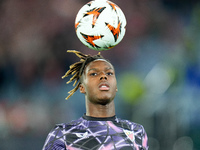 Nico Williams of Athletic Club looks on during the UEFA Europa League 2024/25 League Phase MD1 match between AS Roma and Athletic Club at St...