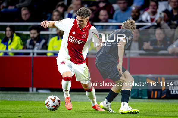 AFC Ajax Amsterdam forward Carlos Forbs during the match between Ajax and Besiktas at the Johan Cruijff ArenA for the UEFA Europa League - L...