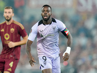 Inaki Williams of Athletic Club during the UEFA Europa League 2024/25 League Phase MD1 match between AS Roma and Athletic Club at Stadio Oli...