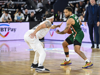 Devante Jones in action during BKTEuroCup, regular season Round 1: U BT Cluj-Napoca vs. Cedevita Olimpija Ljubljana, in Cluj-Napoca, Romania...