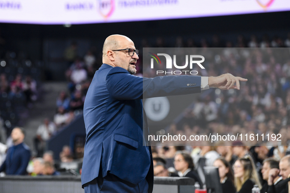 Zvezdan Mitrovic during BKTEuroCup, regular season Round 1: U BT Cluj-Napoca vs. Cedevita Olimpija Ljubljana, in Cluj-Napoca, Romania, on Se...