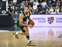 Devante Jones in action during BKTEuroCup, regular season Round 1: U BT Cluj-Napoca vs. Cedevita Olimpija Ljubljana, in Cluj-Napoca, Romania...