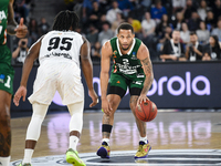 Devante Jones in action during BKTEuroCup, regular season Round 1: U BT Cluj-Napoca vs. Cedevita Olimpija Ljubljana, in Cluj-Napoca, Romania...