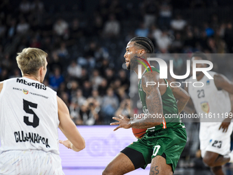 DJ Stewart in action during BKTEuroCup, regular season Round 1: U BT Cluj-Napoca vs. Cedevita Olimpija Ljubljana, in Cluj-Napoca, Romania, o...