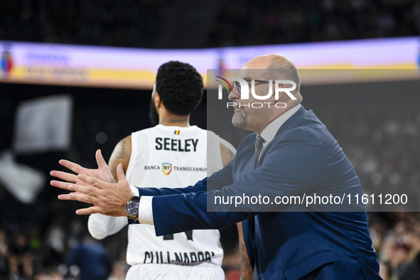 Zvezdan Mitrovic during BKTEuroCup, regular season Round 1: U BT Cluj-Napoca vs. Cedevita Olimpija Ljubljana, in Cluj-Napoca, Romania, on Se...