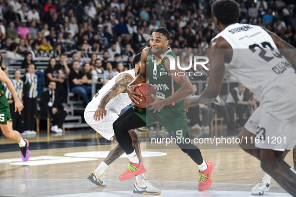 Brynton Lemar is in action during the BKTEuroCup regular season Round 1: U BT Cluj-Napoca vs. Cedevita Olimpija Ljubljana, at BT Arena in Cl...