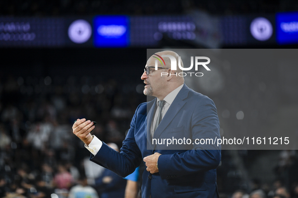 Zvezdan Mitrovic during BKTEuroCup, regular season Round 1: U BT Cluj-Napoca vs. Cedevita Olimpija Ljubljana, in Cluj-Napoca, Romania, on Se...