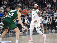 Devin Robinson participates in the BKTEuroCup, regular season Round 1: U BT Cluj-Napoca vs. Cedevita Olimpija Ljubljana, at BT Arena in Cluj...