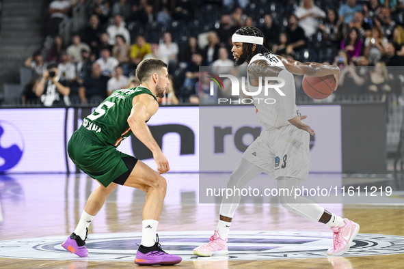 Zavier Simpson participates in the BKTEuroCup, regular season Round 1: U BT Cluj-Napoca vs. Cedevita Olimpija Ljubljana, at BT Arena in Cluj...