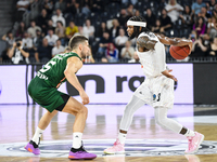 Zavier Simpson participates in the BKTEuroCup, regular season Round 1: U BT Cluj-Napoca vs. Cedevita Olimpija Ljubljana, at BT Arena in Cluj...