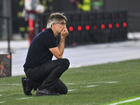 Ivan Juric coaches A.S. Roma during the UEFA Europa League 2024/25 League Phase MD1 match between A.S. Roma and Athletic Club Bilbao at Olym...