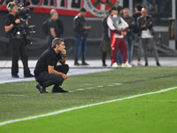 Ivan Juric coaches A.S. Roma during the UEFA Europa League 2024/25 League Phase MD1 match between A.S. Roma and Athletic Club Bilbao at Olym...