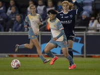 Aoba Fujino #20 of Manchester City W.F.C. during the UEFA Women's Champions League Second Round 2nd Leg match between Manchester City and Pa...