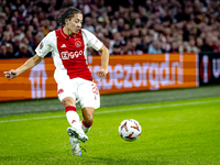 AFC Ajax Amsterdam midfielder Kian Fitz-Jim plays during the match between Ajax and Besiktas at the Johan Cruijff ArenA for the UEFA Europa...