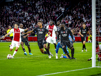 AFC Ajax Amsterdam midfielder Kian Fitz-Jim scores the 1-0 during the match Ajax vs. Besiktas at the Johan Cruijff ArenA for the UEFA Europa...