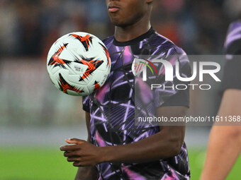 Nico Williams of Athletic Club de Bilbao during the UEFA Europa League 2024/25 League Phase MD1 match between A.S. Roma and Athletic Club Bi...