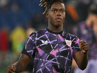 Nico Williams of Athletic Club de Bilbao during the UEFA Europa League 2024/25 League Phase MD1 match between A.S. Roma and Athletic Club Bi...