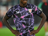 Nico Williams of Athletic Club de Bilbao during the UEFA Europa League 2024/25 League Phase MD1 match between A.S. Roma and Athletic Club Bi...