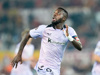 Inaki Williams of Athletic Club during the UEFA Europa League 2024/25 League Phase MD1 match between AS Roma and Athletic Club at Stadio Oli...