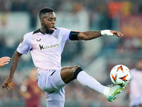 Inaki Williams of Athletic Club controls the ball during the UEFA Europa League 2024/25 League Phase MD1 match between AS Roma and Athletic...