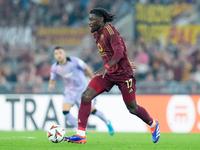 Manu Kone' of AS Roma during the UEFA Europa League 2024/25 League Phase MD1 match between AS Roma and Athletic Club at Stadio Olimpico on S...