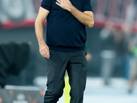 Ivan Juric head coach of AS Roma looks on during the UEFA Europa League 2024/25 League Phase MD1 match between AS Roma and Athletic Club at...