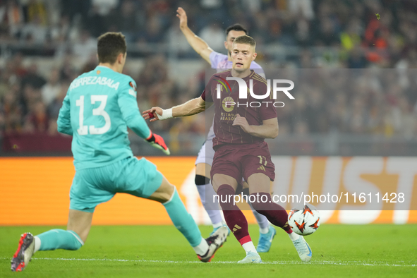 during the UEFA Europa League 2024/25 League Phase MD1 match between AS Roma and Athletic Club at Stadio Olimpico on September 26, 2024 in R...