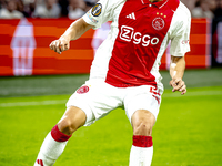 AFC Ajax Amsterdam midfielder Kian Fitz-Jim plays during the match between Ajax and Besiktas at the Johan Cruijff ArenA for the UEFA Europa...