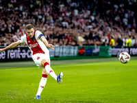 AFC Ajax Amsterdam midfielder Jordan Henderson during the match between Ajax and Besiktas at the Johan Cruijff ArenA for the UEFA Europa Lea...