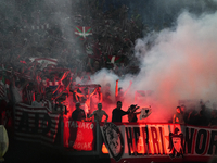 Athletic supporters prior the UEFA Europa League 2024/25 League Phase MD1 match between AS Roma and Athletic Club at Stadio Olimpico on Sept...