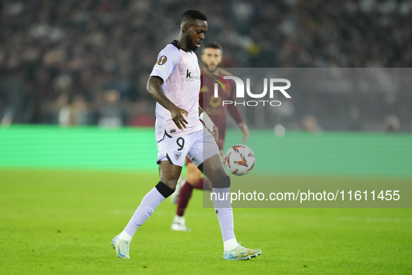 Inaki Williams right winger of Athletic Club and Ghana during the UEFA Europa League 2024/25 League Phase MD1 match between AS Roma and Athl...