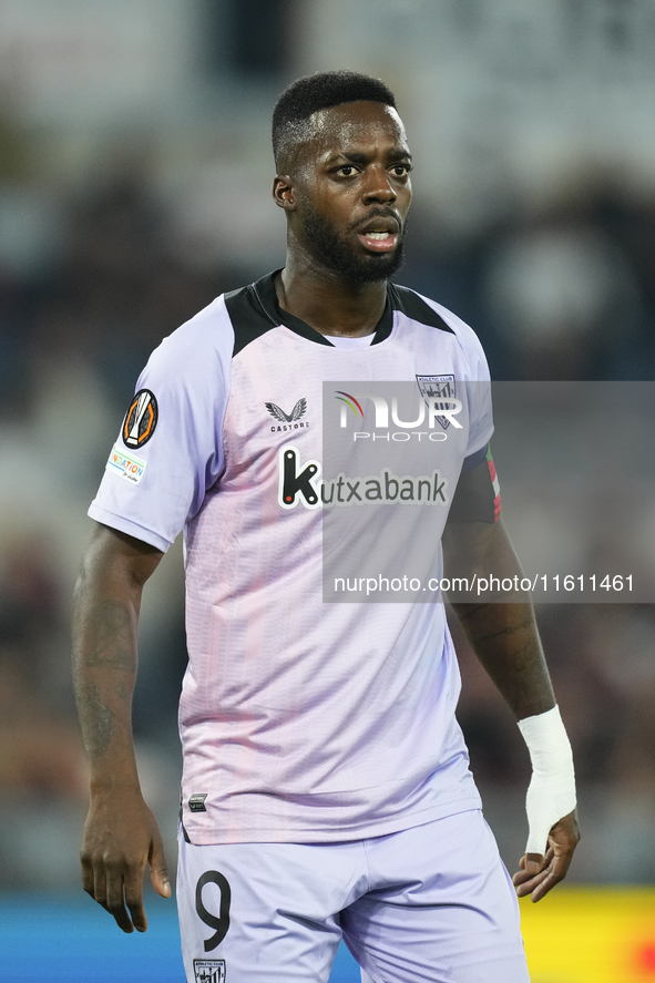 Inaki Williams right winger of Athletic Club and Ghana during the UEFA Europa League 2024/25 League Phase MD1 match between AS Roma and Athl...