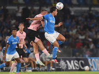 Giacomo Raspadori of SSC Napoli during the Coppa Italia match between SSC Napoli and Palermo FC at Stadio Diego Armando Maradona Naples Ital...