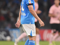 Billy Gilmour of SSC Napoli during the Coppa Italia match between SSC Napoli and Palermo FC at Stadio Diego Armando Maradona Naples Italy on...