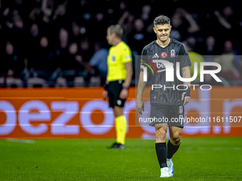 Besiktas JK midfielder Milot Rashica appears dejected during the match between Ajax and Besiktas at the Johan Cruijff ArenA for the UEFA Eur...