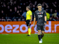 Besiktas JK midfielder Milot Rashica appears dejected during the match between Ajax and Besiktas at the Johan Cruijff ArenA for the UEFA Eur...