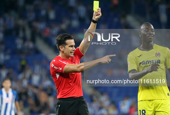 Alejandro Quintero Gonzalez during the match between RCD Espanyol and Villarreal CF, corresponding to week 7 of LaLiga EA Sports, at the RCD...