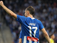 Jofre Carreras celebrates a goal during the match between RCD Espanyol and Villarreal CF, corresponding to week 7 of LaLiga EA Sports, at th...