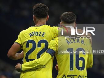 Ayoze Perez plays during the match between RCD Espanyol and Villarreal CF, corresponding to week 7 of LaLiga EA Sports, at the RCDE Stadium...