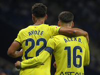 Ayoze Perez plays during the match between RCD Espanyol and Villarreal CF, corresponding to week 7 of LaLiga EA Sports, at the RCDE Stadium...