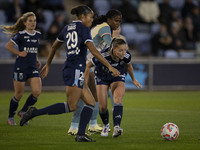 Deja Davis #29 of Paris FC is in action during the UEFA Women's Champions League Second Round 2nd Leg match between Manchester City and Pari...