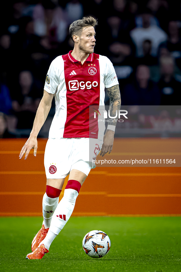 AFC Ajax Amsterdam forward Wout Weghorst during the match between Ajax and Besiktas at the Johan Cruijff ArenA for the UEFA Europa League -...