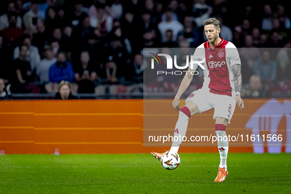 AFC Ajax Amsterdam forward Wout Weghorst during the match between Ajax and Besiktas at the Johan Cruijff ArenA for the UEFA Europa League -...