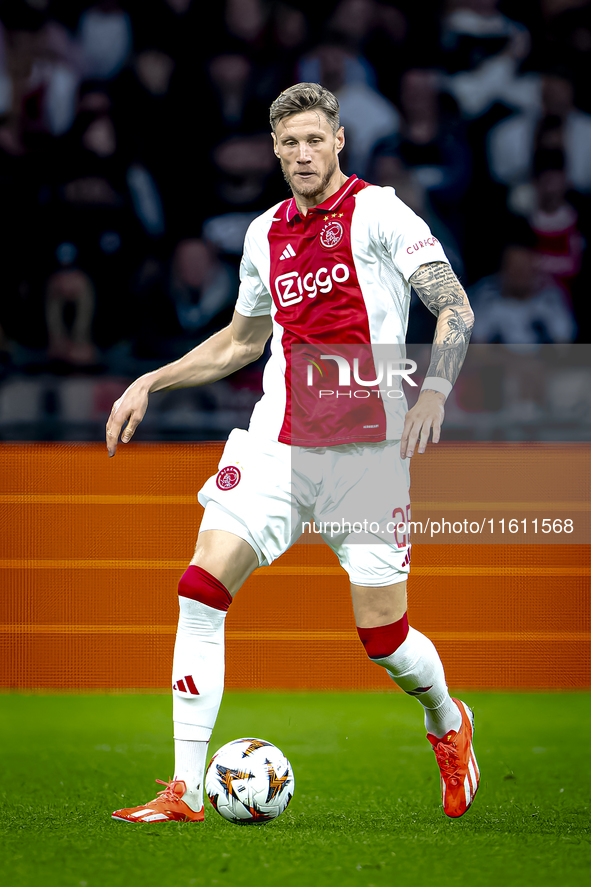 AFC Ajax Amsterdam forward Wout Weghorst during the match between Ajax and Besiktas at the Johan Cruijff ArenA for the UEFA Europa League -...