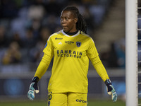 Chiamaka Nnadozie #16 (GK) of Paris FC during the UEFA Women's Champions League Second Round 2nd Leg match between Manchester City and Paris...