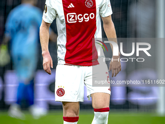 AFC Ajax Amsterdam midfielder Branco van den Boomen plays during the match between Ajax and Besiktas at the Johan Cruijff ArenA for the UEFA...