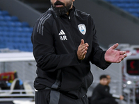 Ali Abdulla Al-Marri, head coach of Al Wakrah SC, reacts during the Ooredoo Qatar Stars League 24/25 match between Al Wakrah SC and Al Khor...