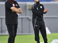 Ali Abdulla Al-Marri, head coach of Al Wakrah SC, reacts during the Ooredoo Qatar Stars League 24/25 match between Al-Wakrah SC and Al-Khor...